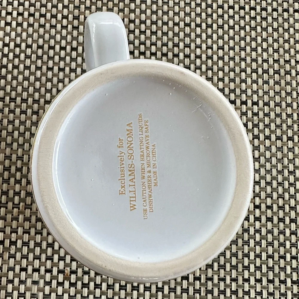Williams Sonoma J Monogram Mug